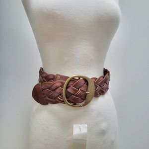 Banana Republic Wide Leather Belt Size XS